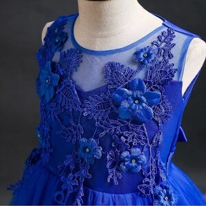 Elegant Blue Kids Dress